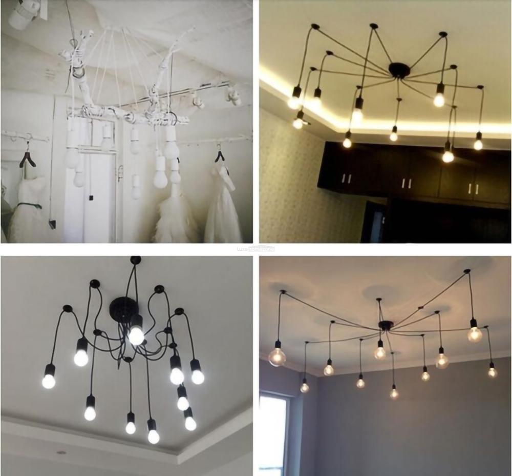 Spider Ceiling Chandelier with 5/8/10/12/15 heads-Sylvia Space