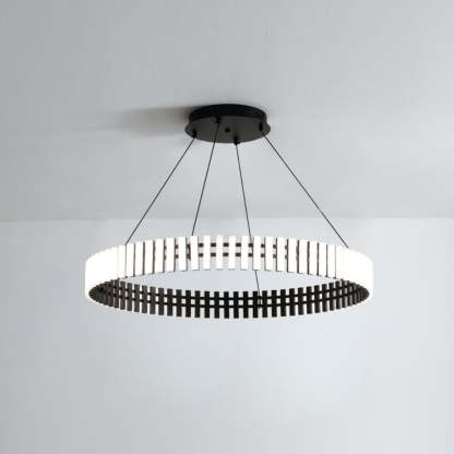 Hanging LED Chandelier ∅ 15.7″-Sylvia Space