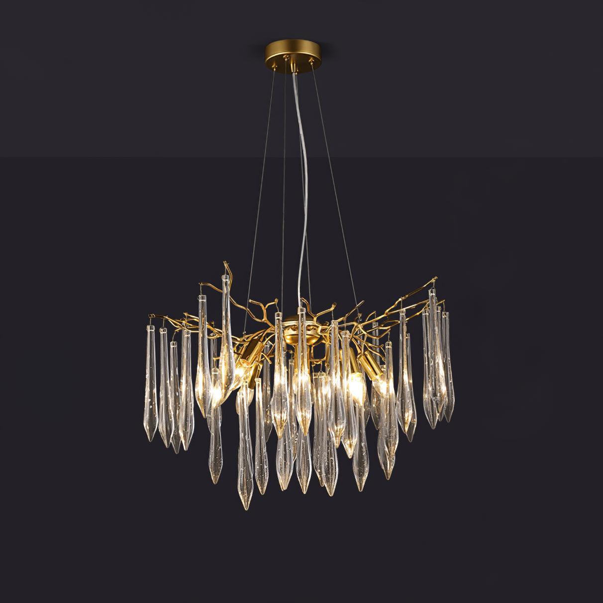 Aqua Funnel Chandelier with 8/10/12 heads-Sylvia Space