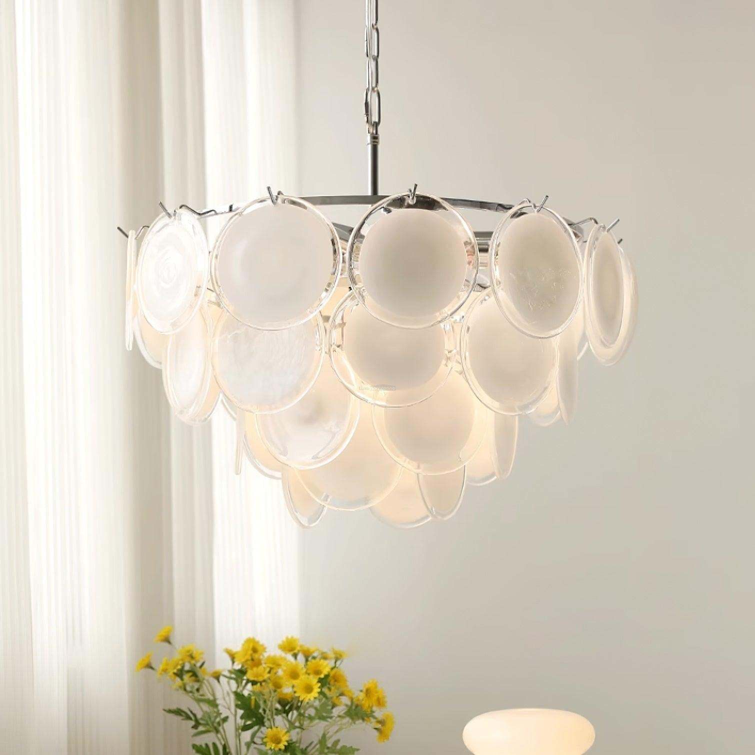 Bettina Murano Chandelier  ∅ 19.6″-Sylvia Space