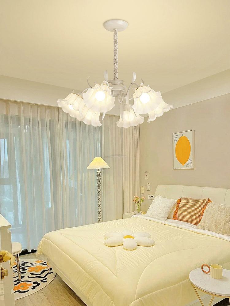 Pastoral Flower Chandelier with 6/9 heads-Sylvia Space