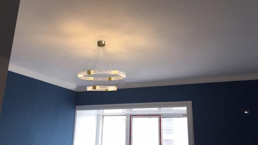 Parallel Ring LED Chandelier ∅ 25.6″-Sylvia Space