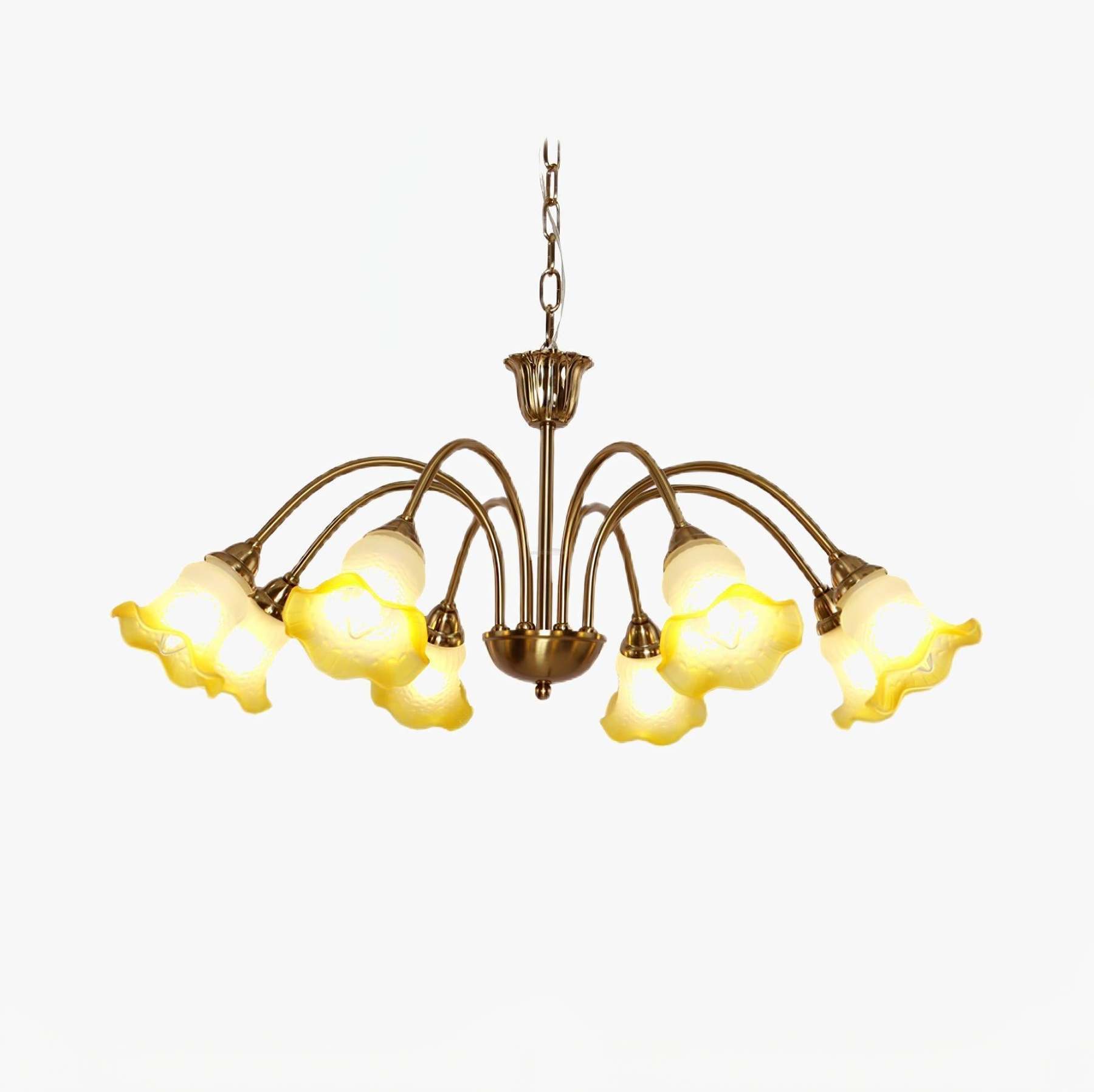 Morning Glory Chandelier ∅ 24.4″-Sylvia Space