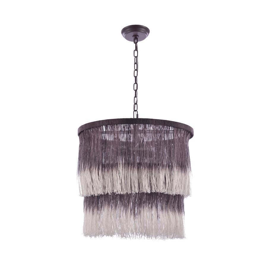 Tassel Chandelier ∅ 17.7″-Sylvia Space