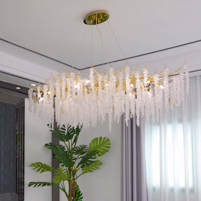 Albero Crystal Dining Room Chandelier-Sylvia Space