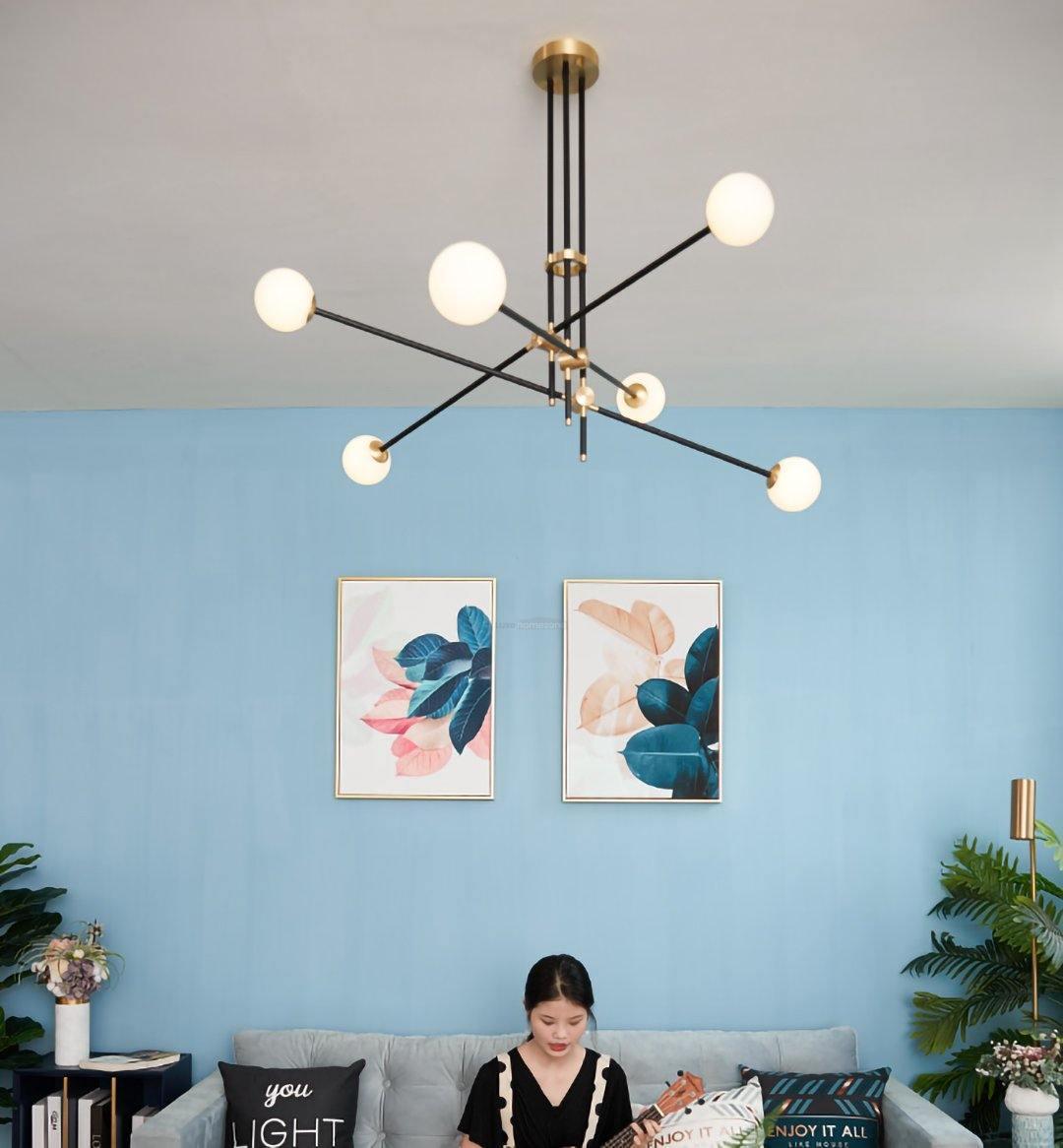 SI Chandelier with 2//3/4/6/9/12 heads-Sylvia Space
