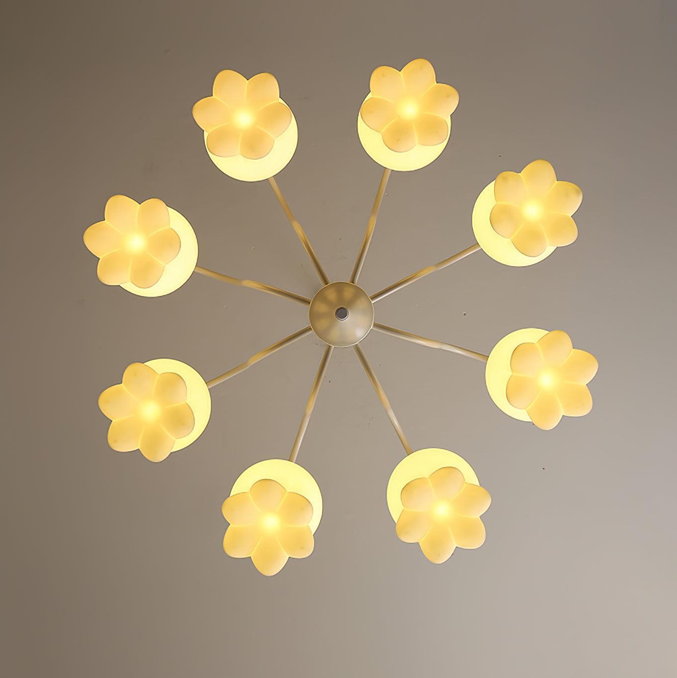 Elegant Lilium Chandelier with 5/6/8 heads-Sylvia Space