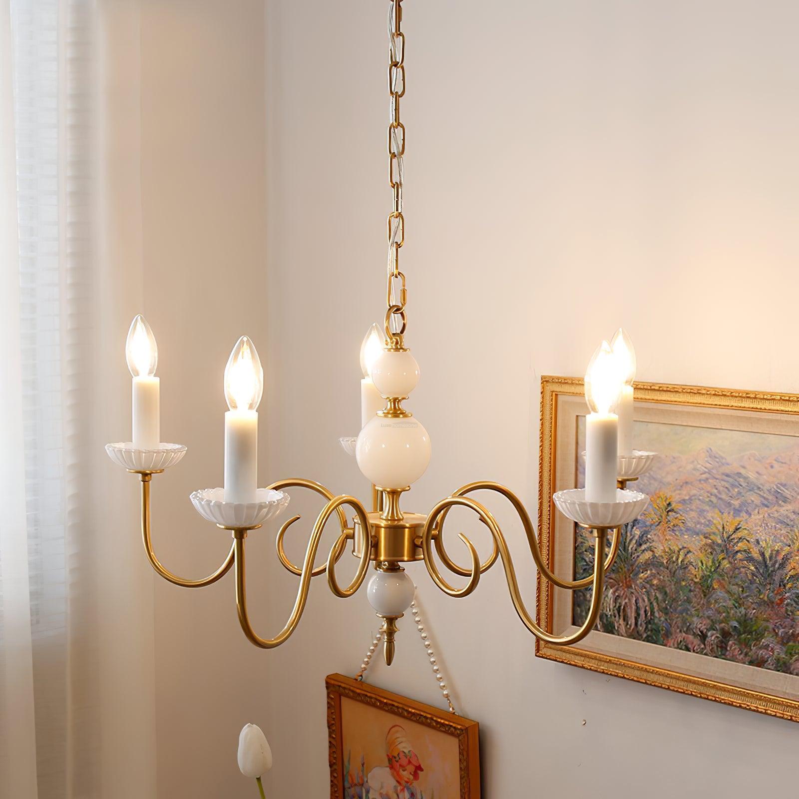 Carlita Chandelier with 3/5 heads-Sylvia Space