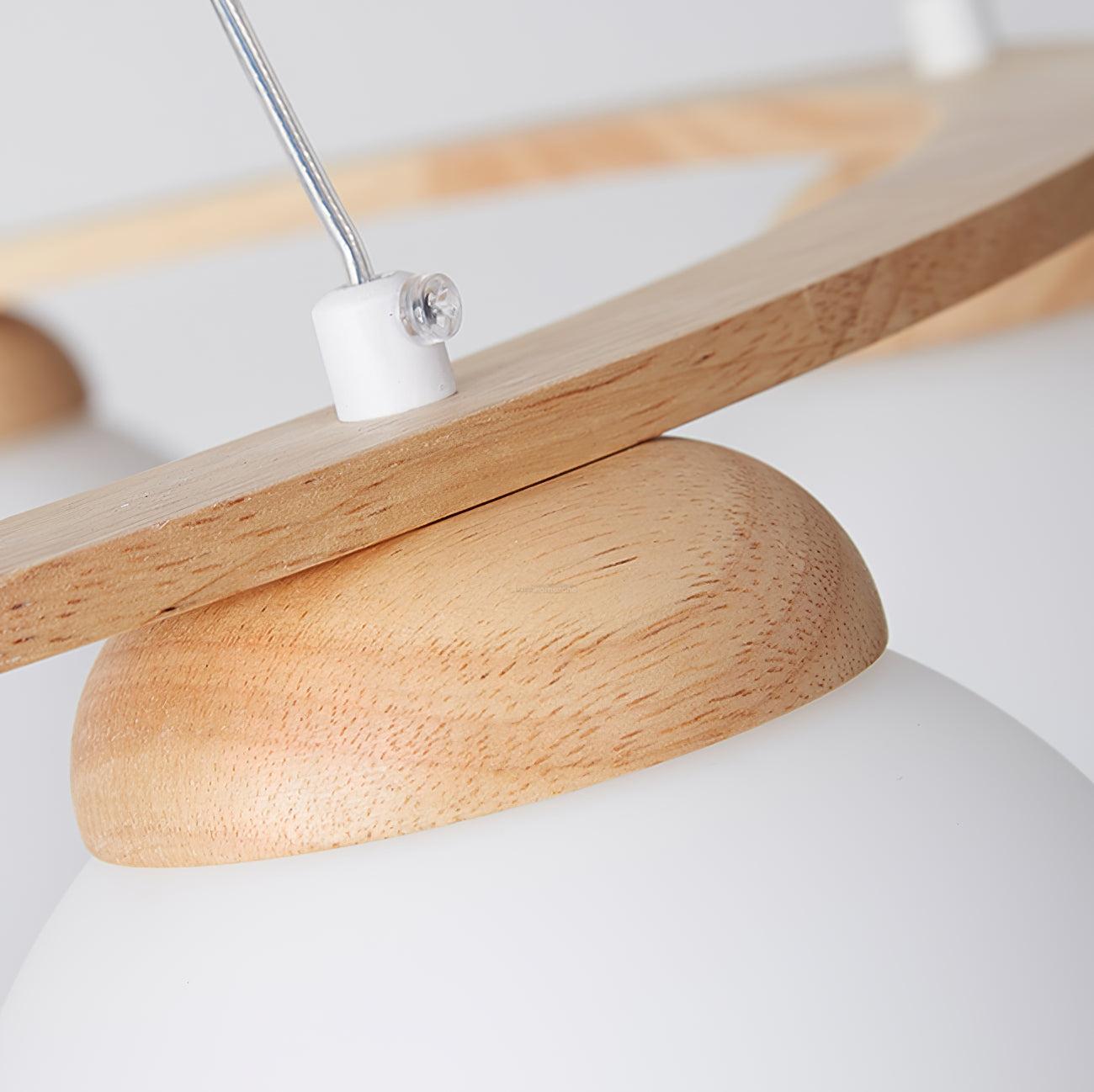 Nuura Miira Wooden Chandelier-Sylvia Space