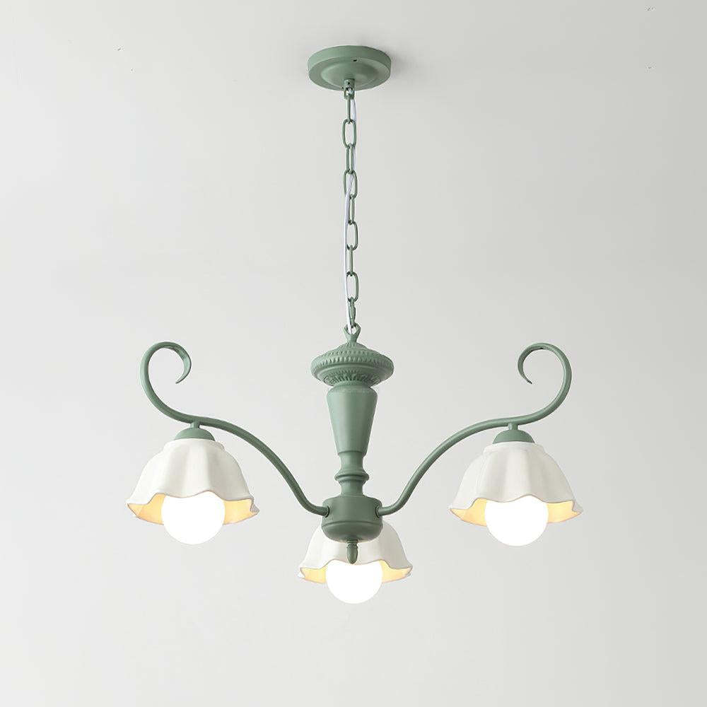 Savoy Flower Chandelier with 3/6/8 heads-Sylvia Space