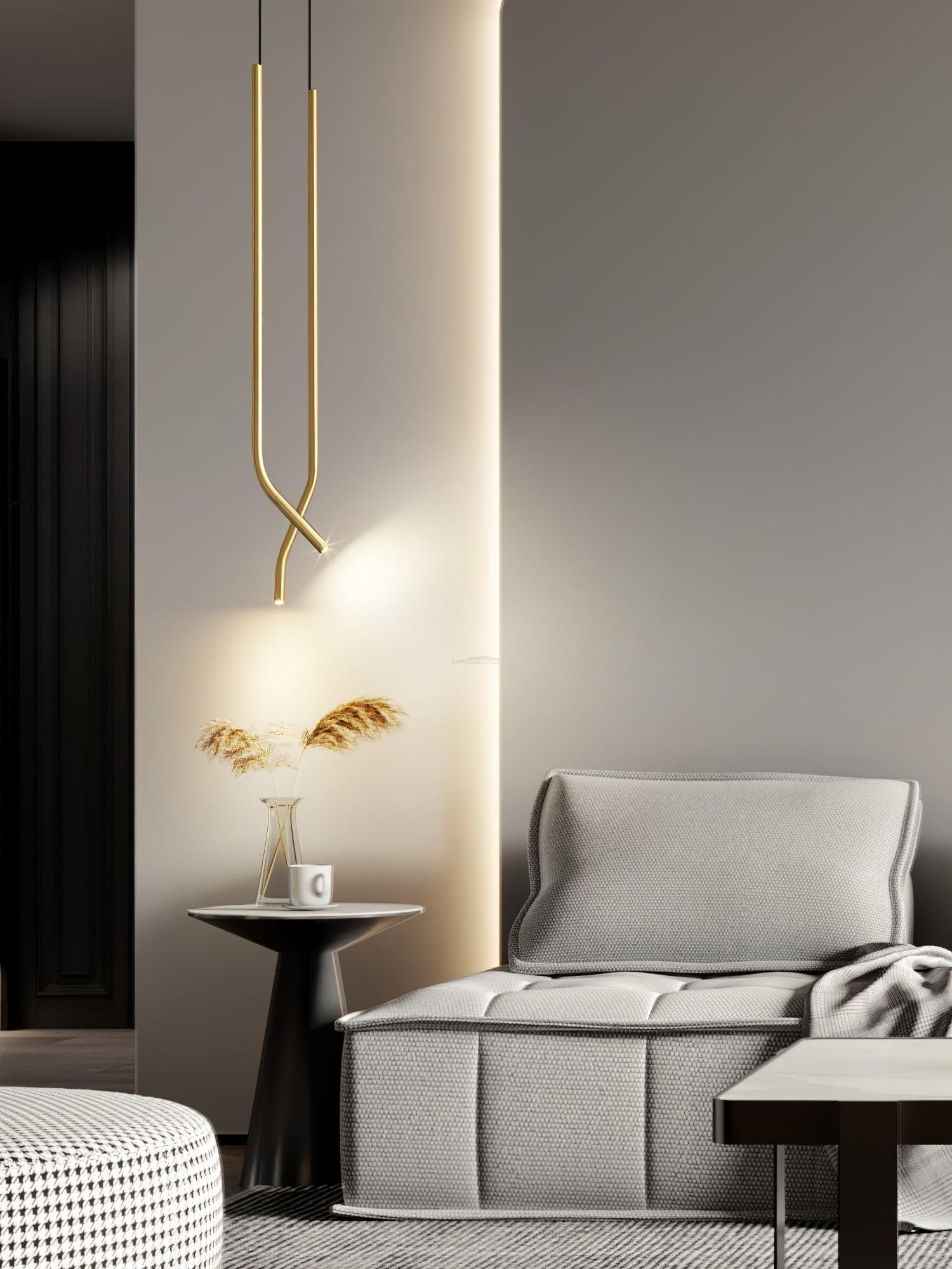 Bending Line Pendant-Sylvia Space