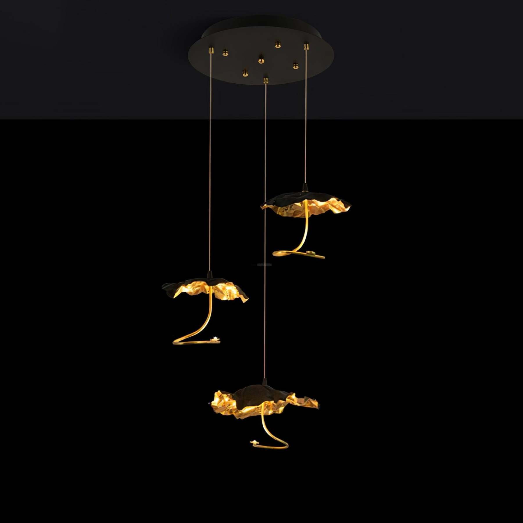 Brass Aviary Constellation Chandelier with 1/3/6/10/17/22 heads-Sylvia Space
