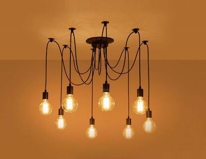 Spider Ceiling Chandelier with 5/8/10/12/15 heads-Sylvia Space