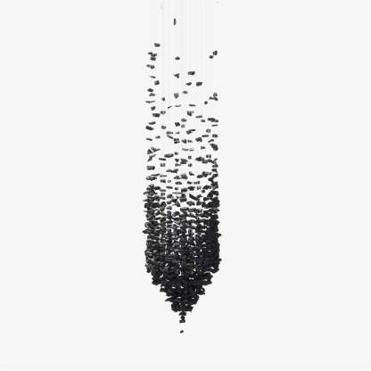 Charcoal Seris Chandeliers S to Z-Sylvia Space