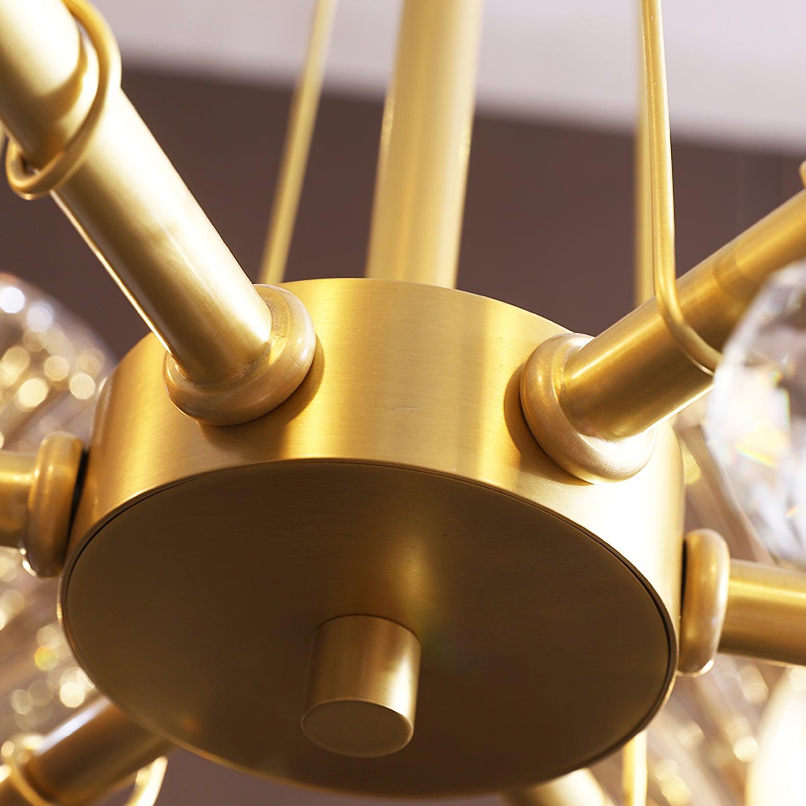 Shell Crystal Chandelier with 3/6/8 heads-Sylvia Space