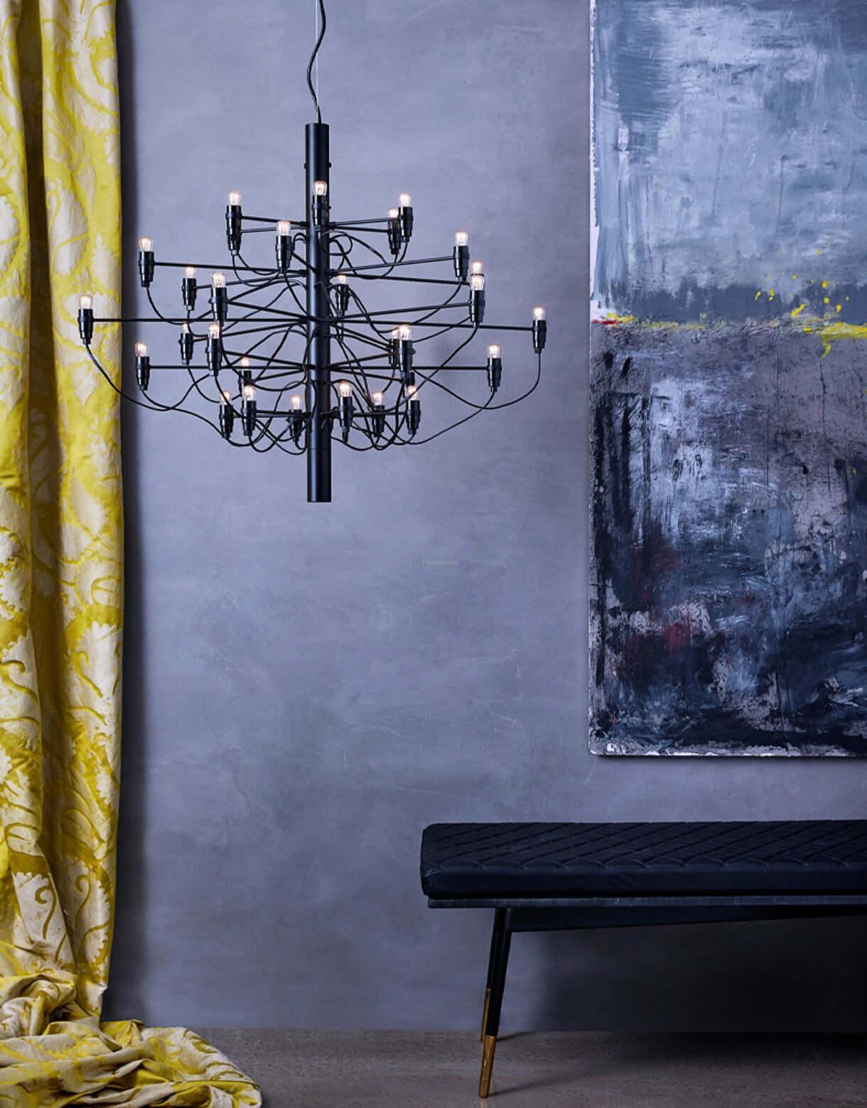 2097 Suspension Lamp with 18/30/50/75 heads-Sylvia Space