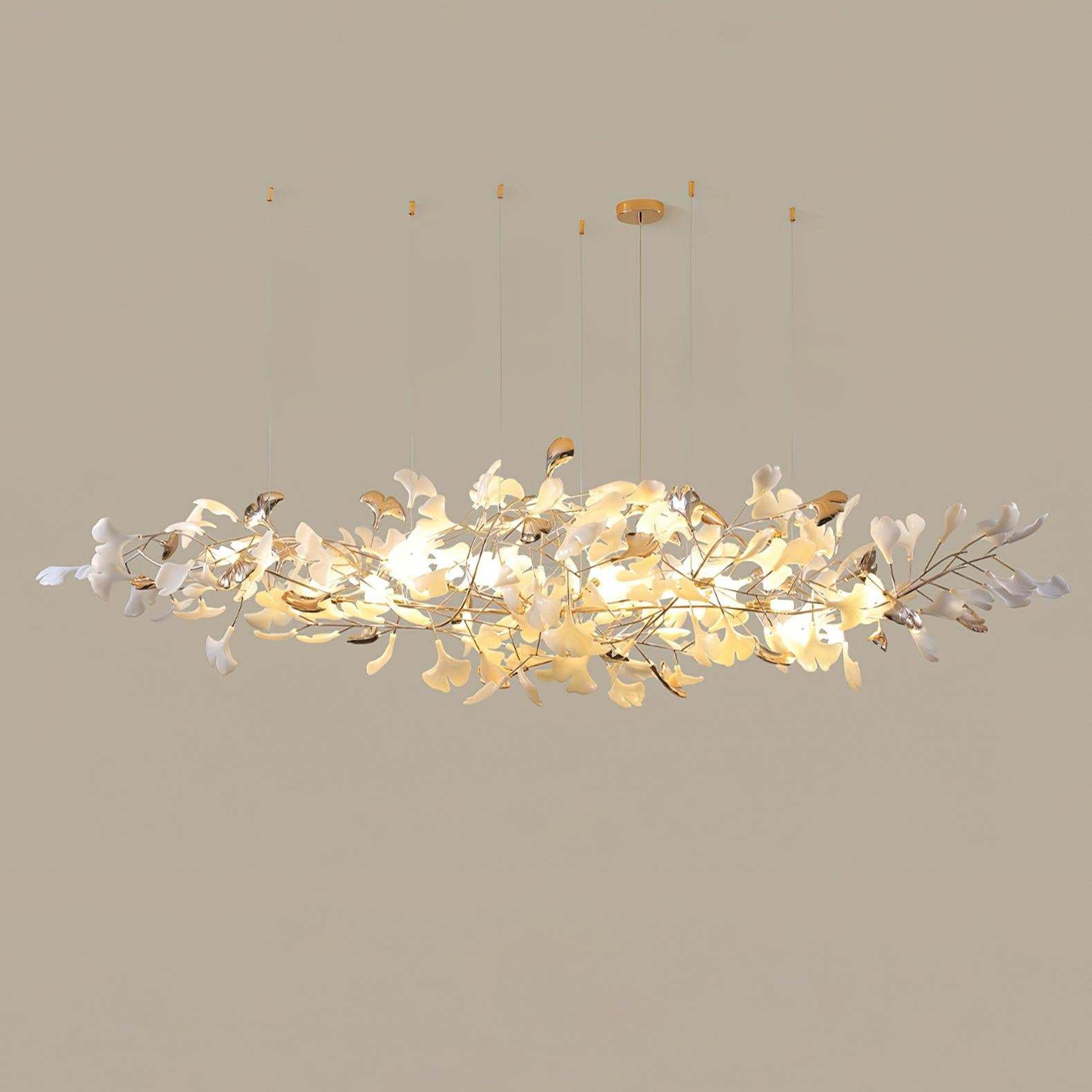 Ginkgo Cloud Chandelier with 2 models-Sylvia Space