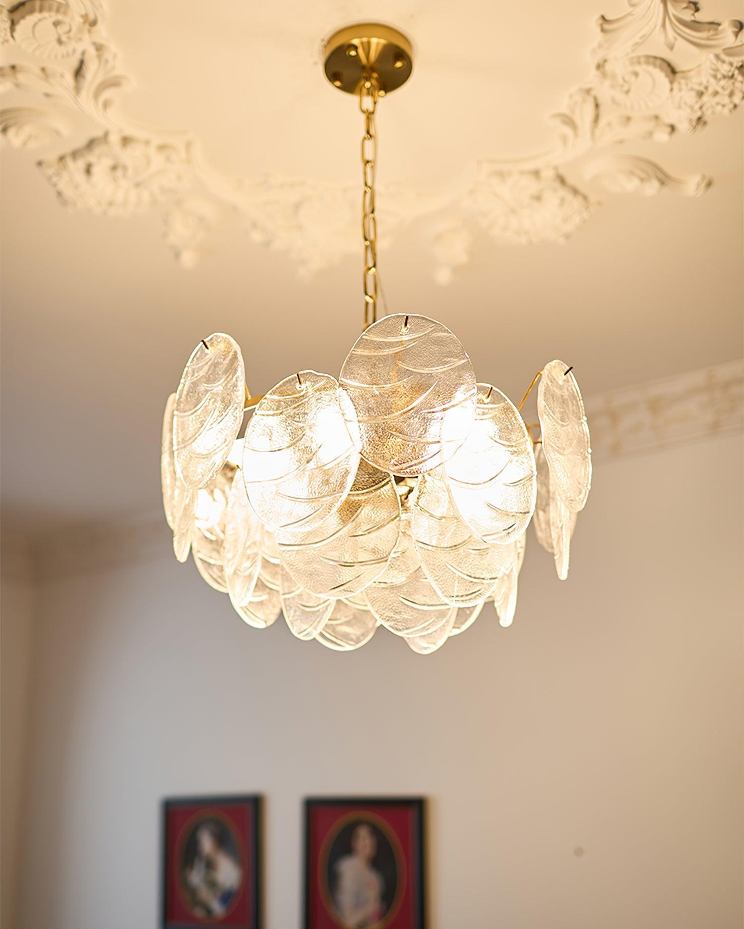 Victorian Disc Round Chandelier-Sylvia Space