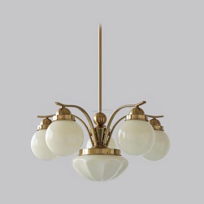 Ryttenberg Chandelier with 4/6 heads-Sylvia Space