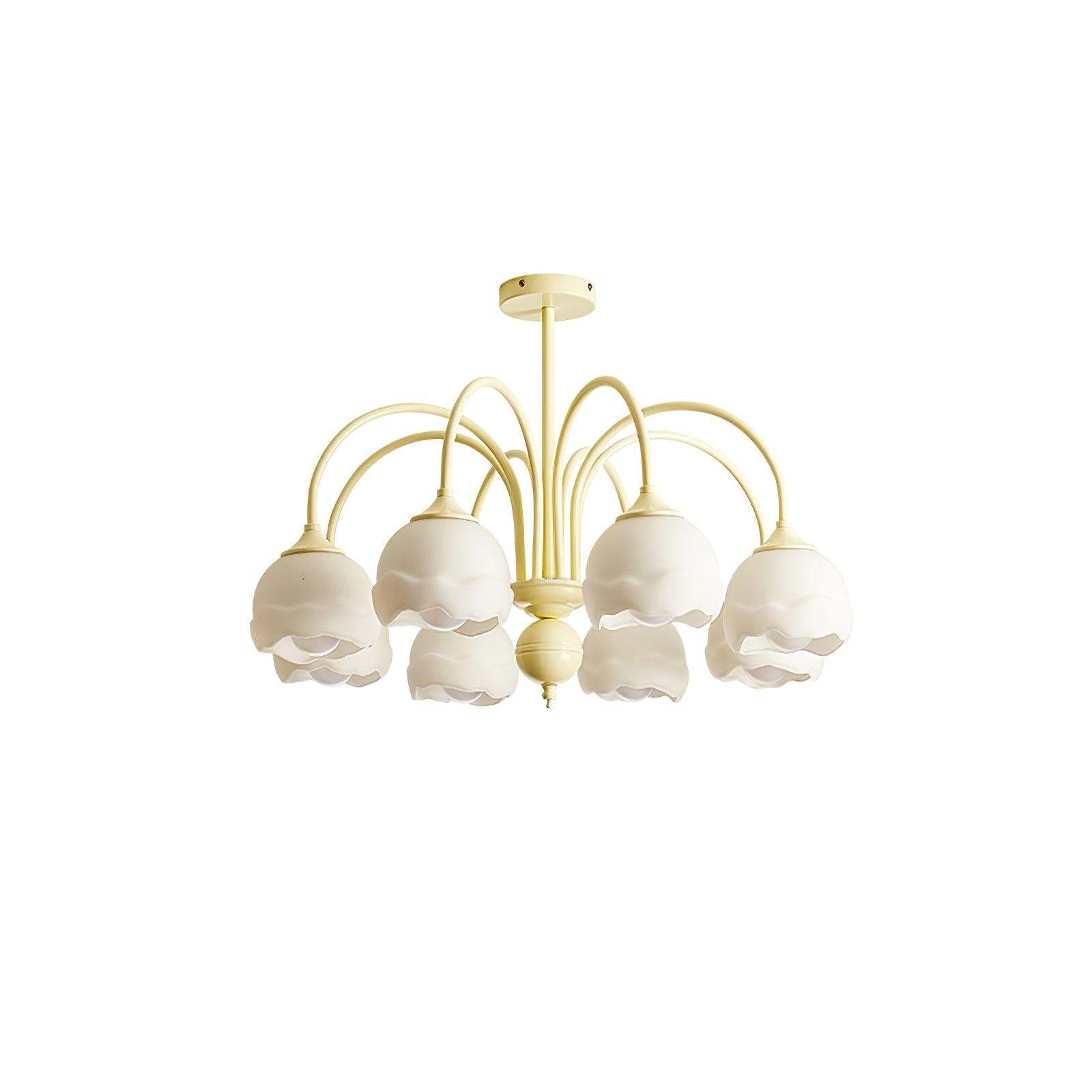 Creamy Chandelier with 5/6/8 heads-Sylvia Space