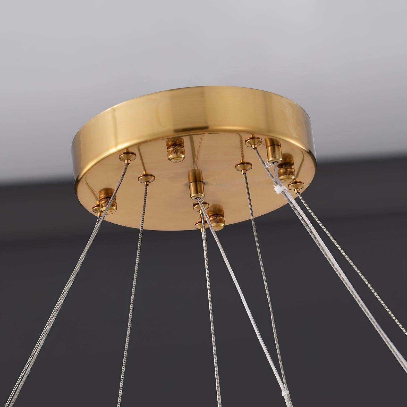 Stella Crystal Round Chandelier-Sylvia Space