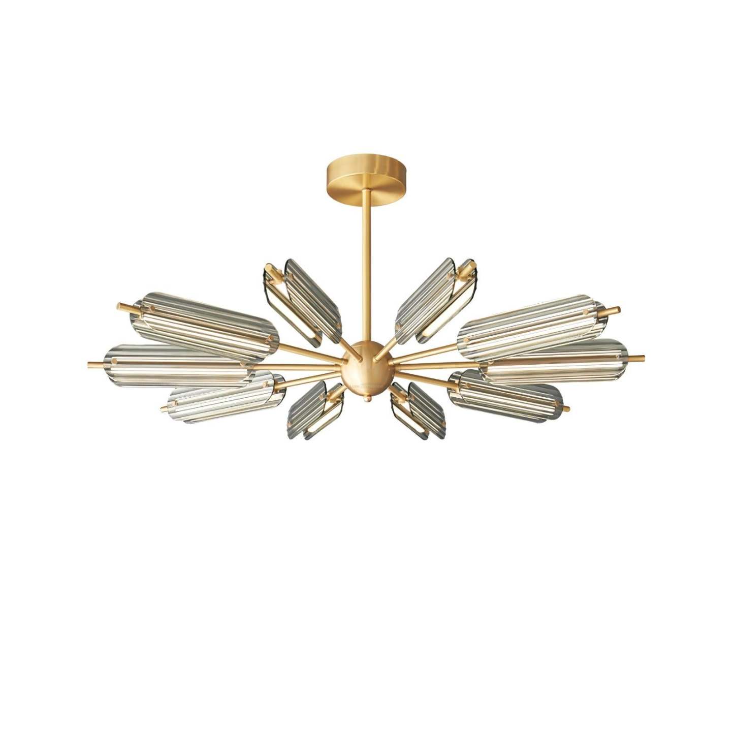 Sputnik Brass Chandelier with 6/8/10 heads-Sylvia Space