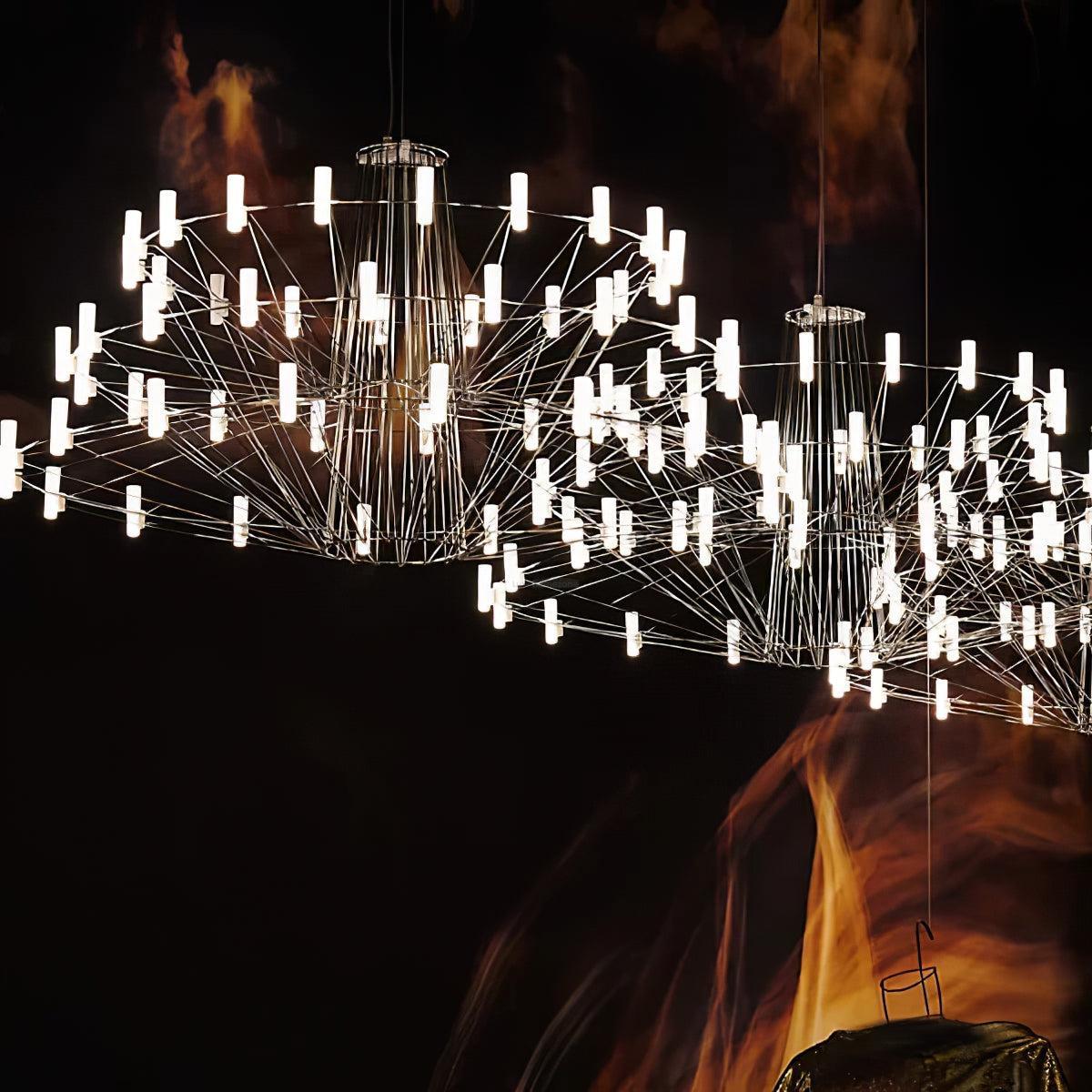 Sky Ballet Chandelier ∅ 33.5″ ~∅ 39.8″-Sylvia Space