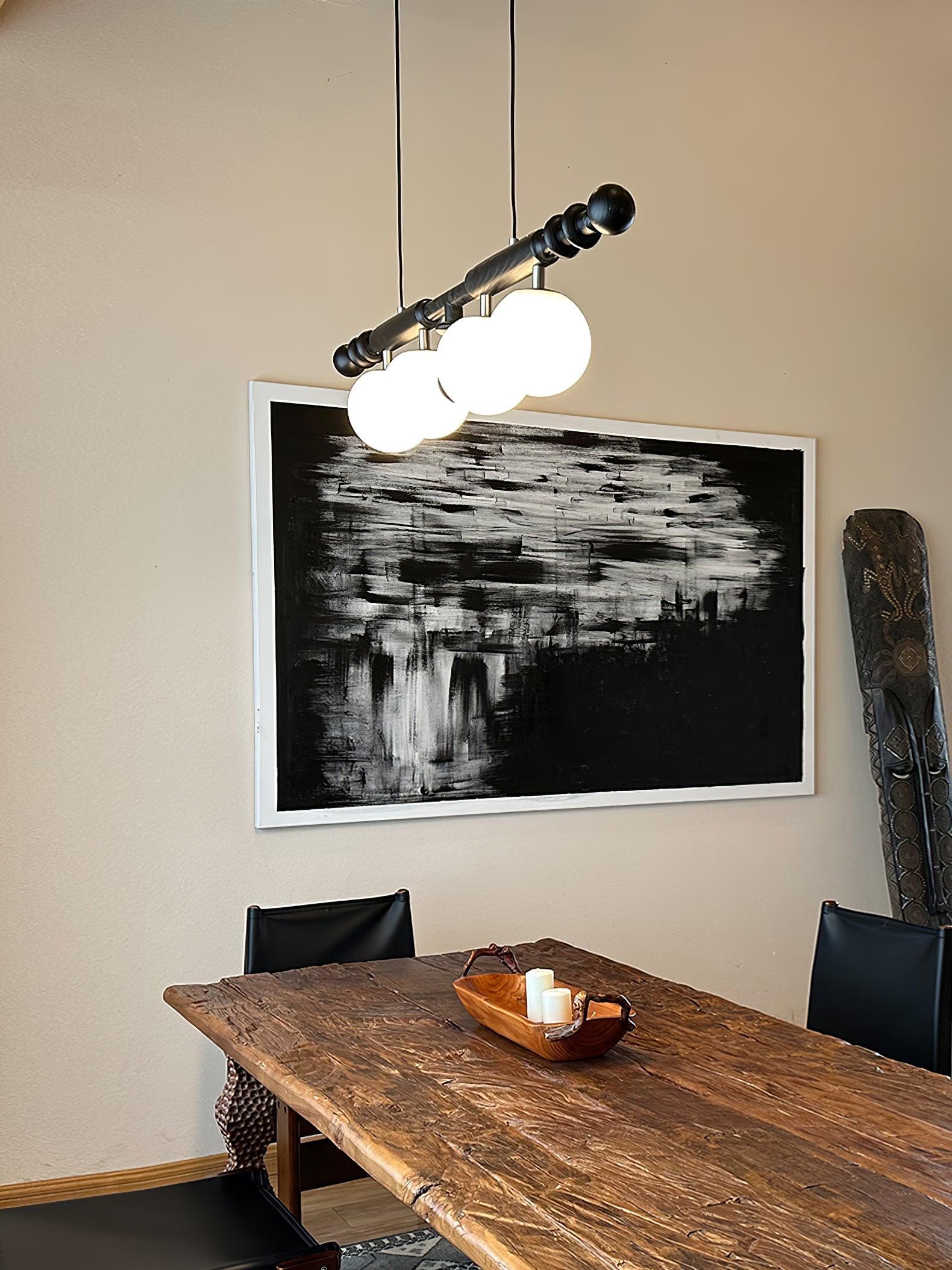 Roman Column Linear Chandelier-Sylvia Space