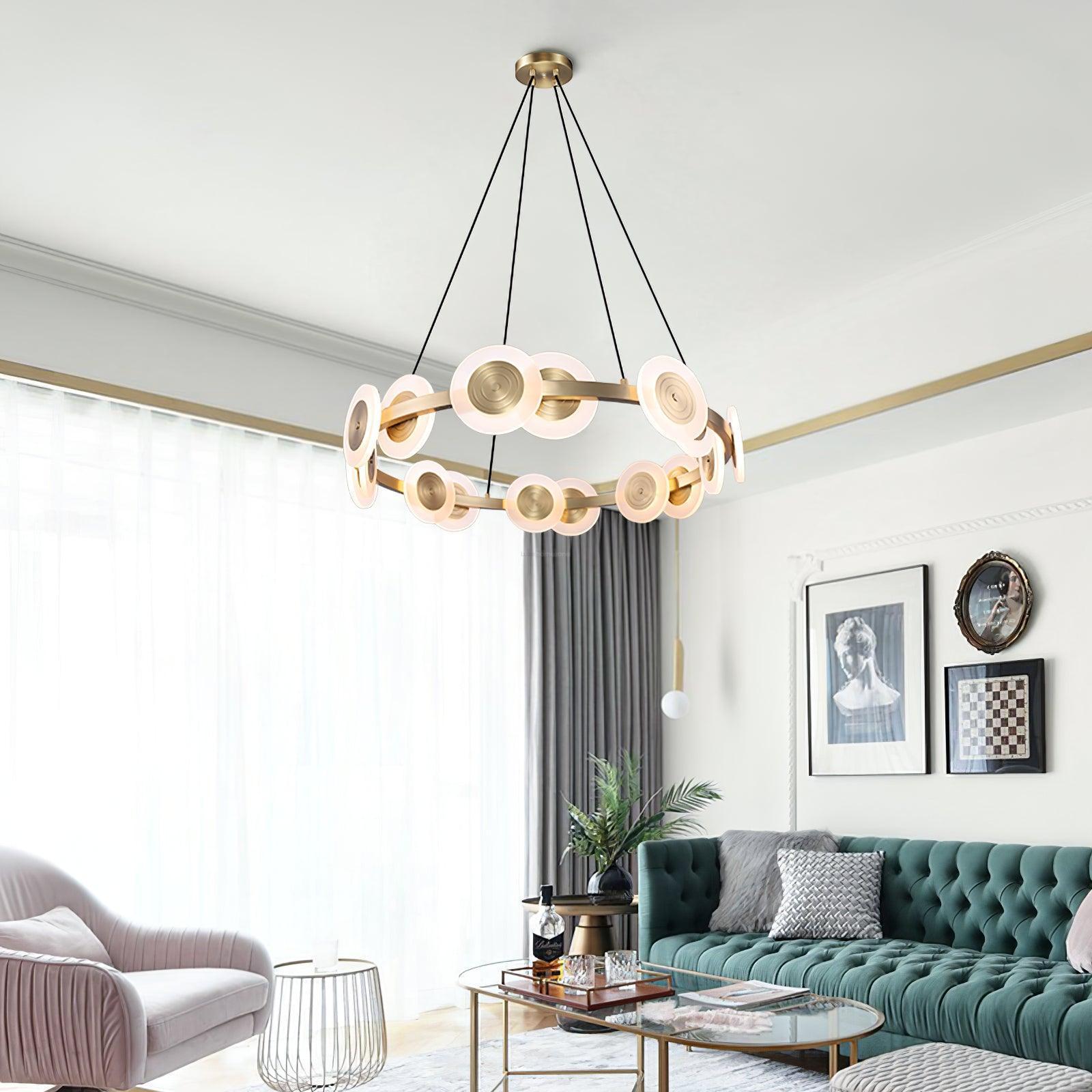 Samiya Nordic Chandelier ∅ 36.2″-Sylvia Space