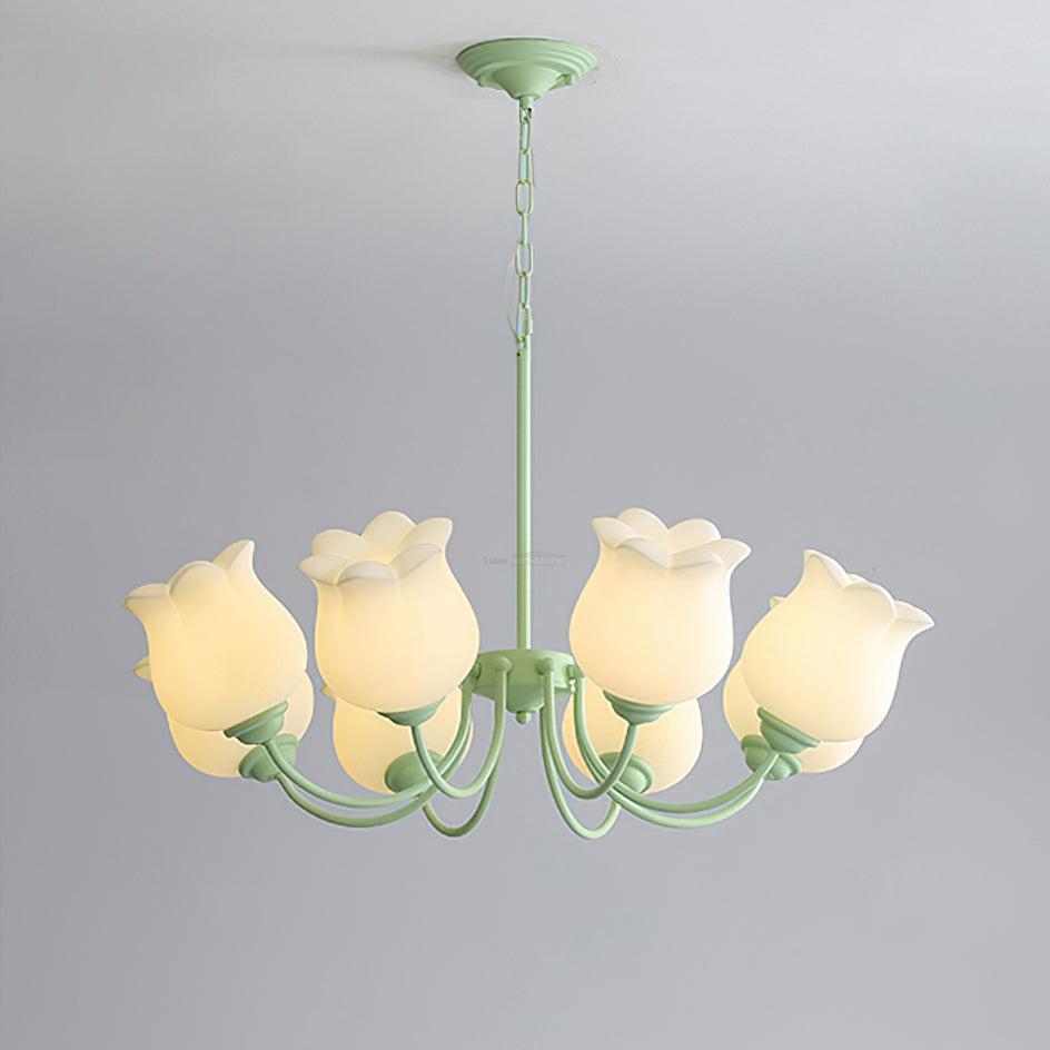 French Lily Chandelier with 3/5/6/8 heads-Sylvia Space