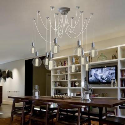 Spider Ceiling Chandelier with 5/8/10/12/15 heads-Sylvia Space