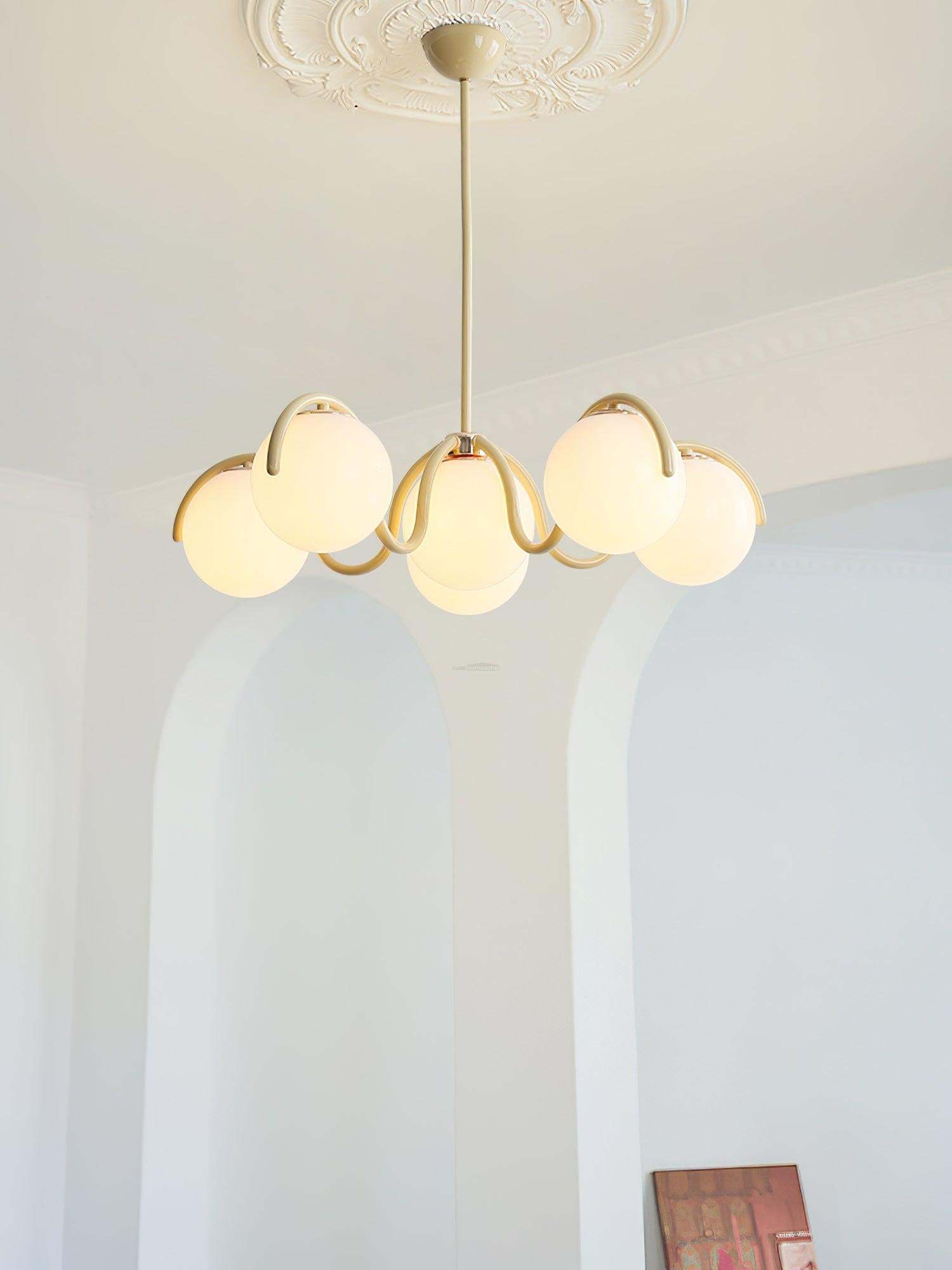 Reedway Curve Linear Chandelier ∅ 27.2″-Sylvia Space