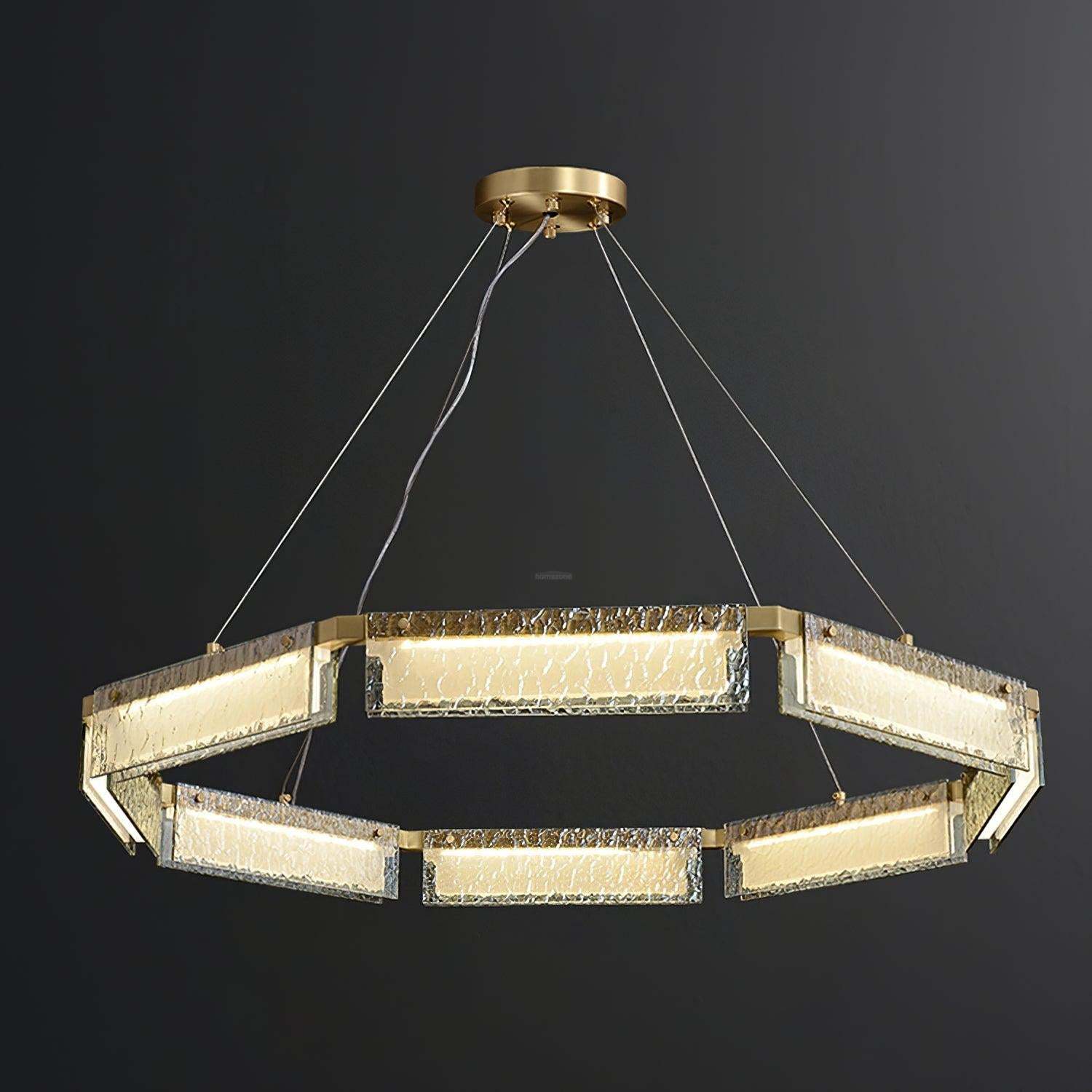 Asner LED Chandelier ∅ 27.5″-Sylvia Space