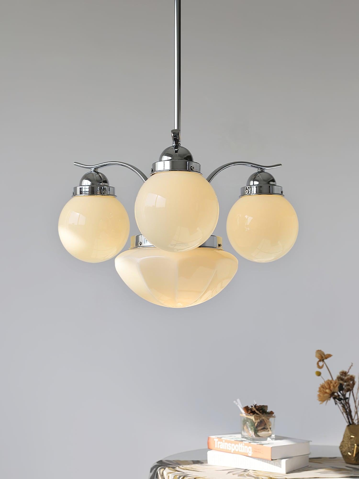 Ryttenberg Chandelier with 4/6 heads-Sylvia Space