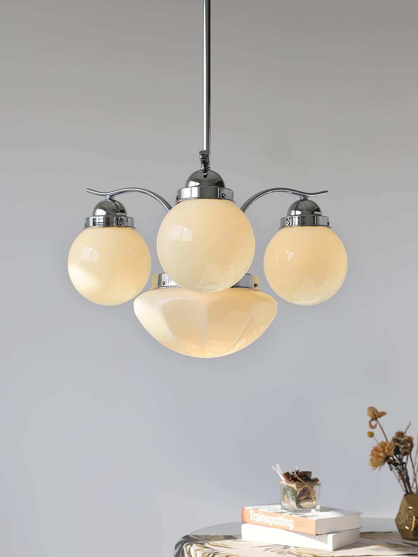 Ryttenberg Chandelier with 4/6 heads-Sylvia Space