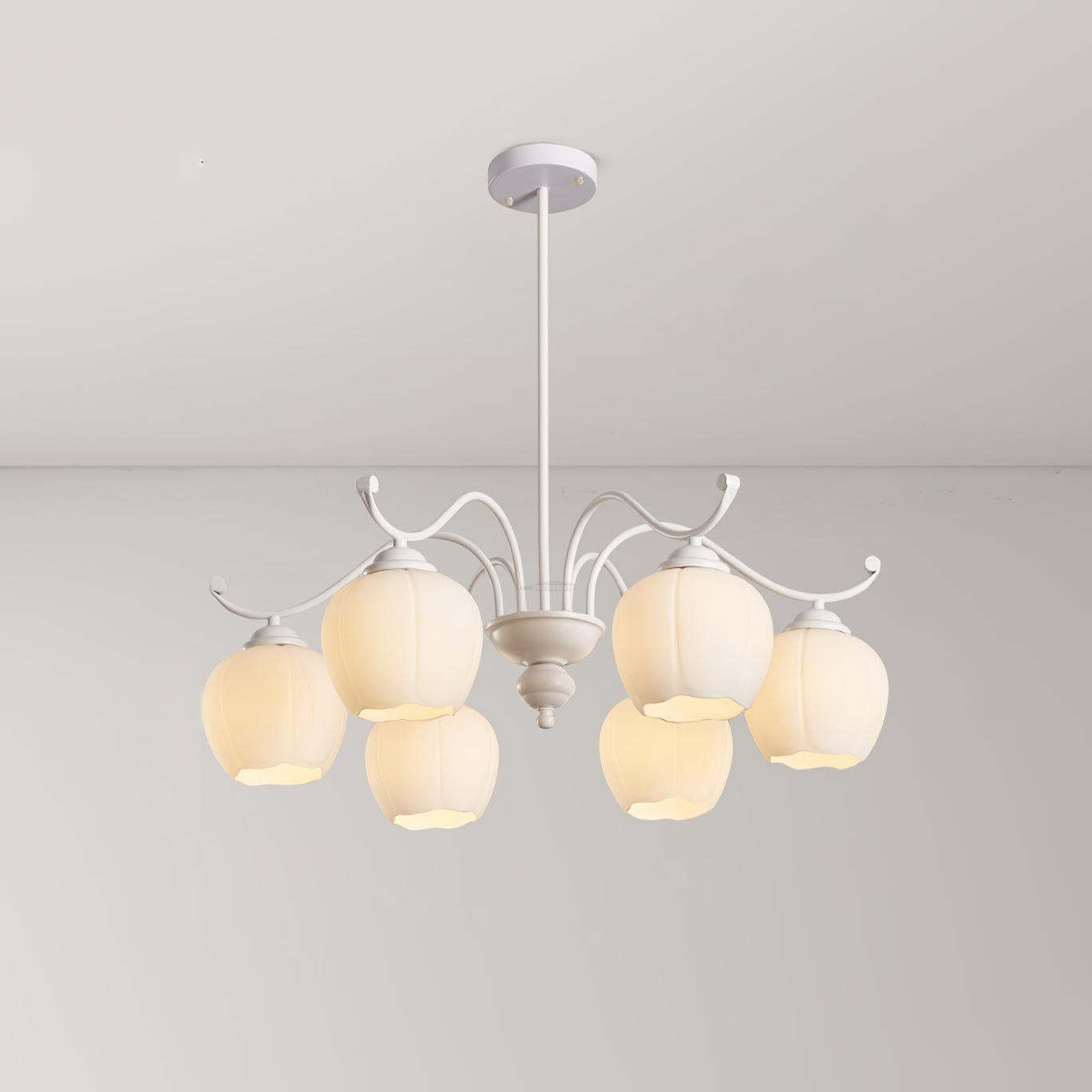 Lomance Lily Chandelier with 4/6/8 heads-Sylvia Space