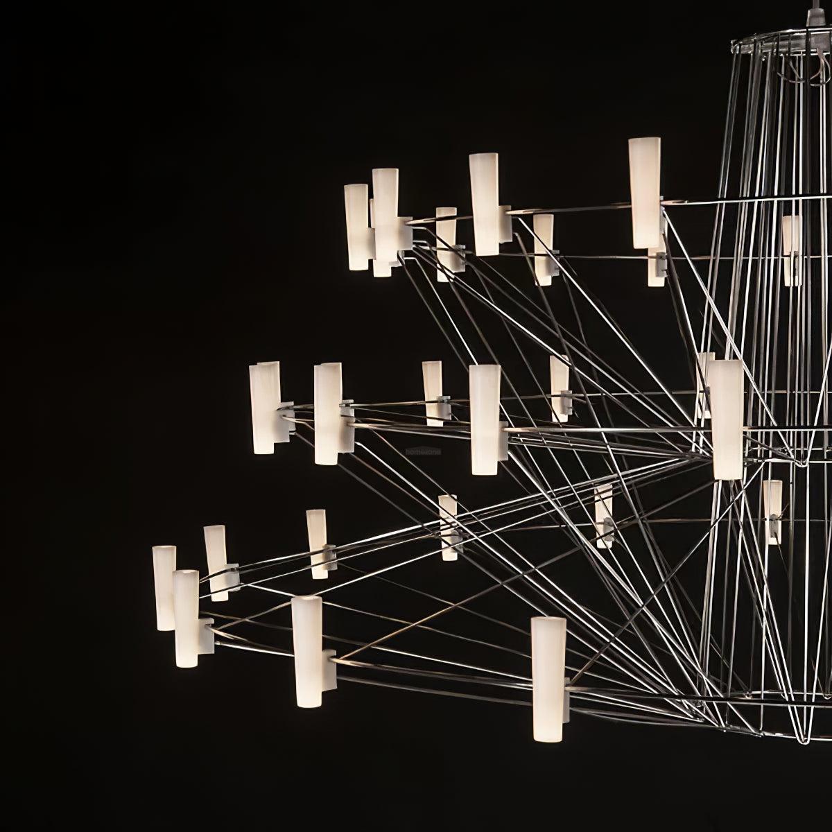 Sky Ballet Chandelier ∅ 33.5″ ~∅ 39.8″-Sylvia Space