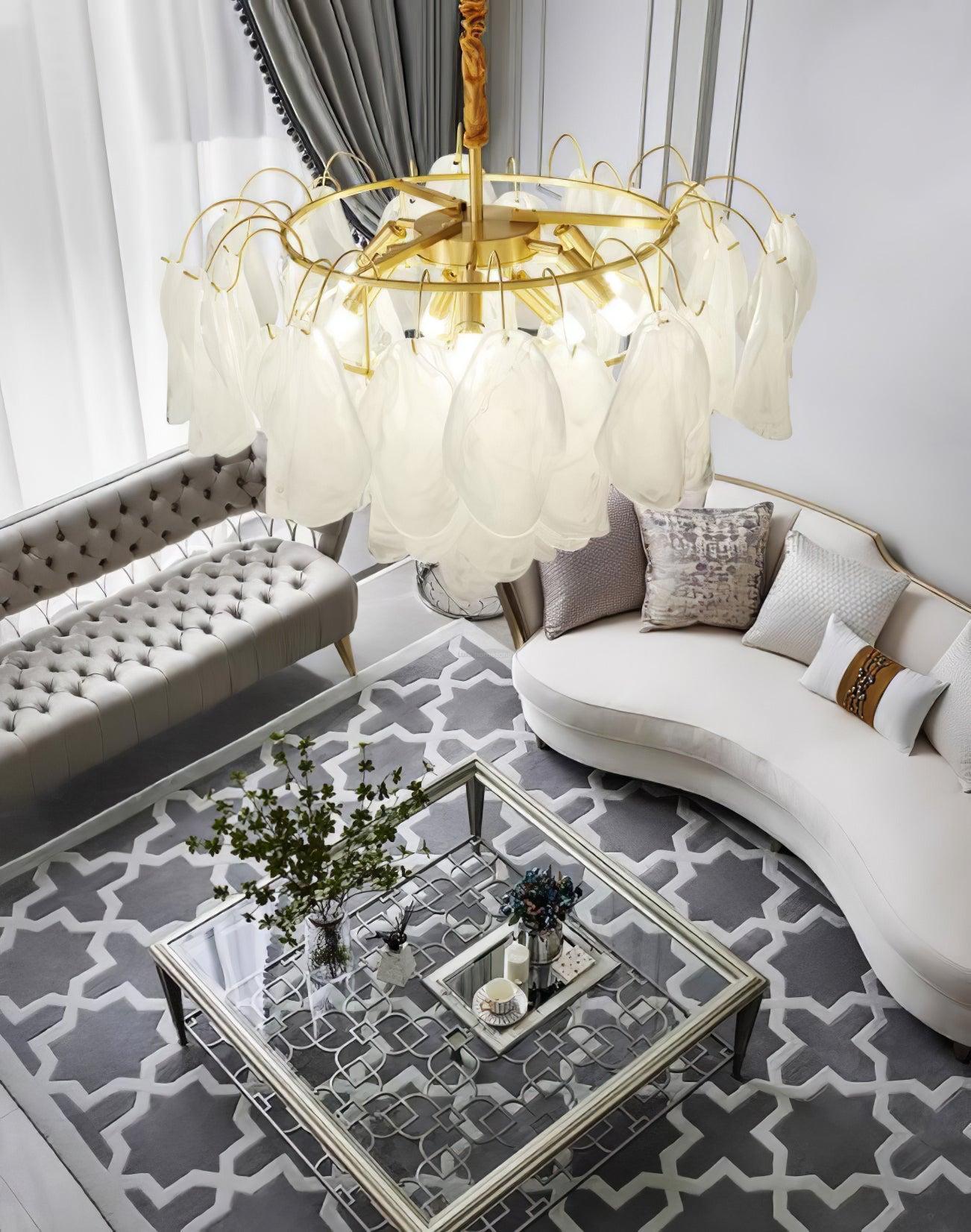 Multi Tier Cloud Glass Pendant-Sylvia Space