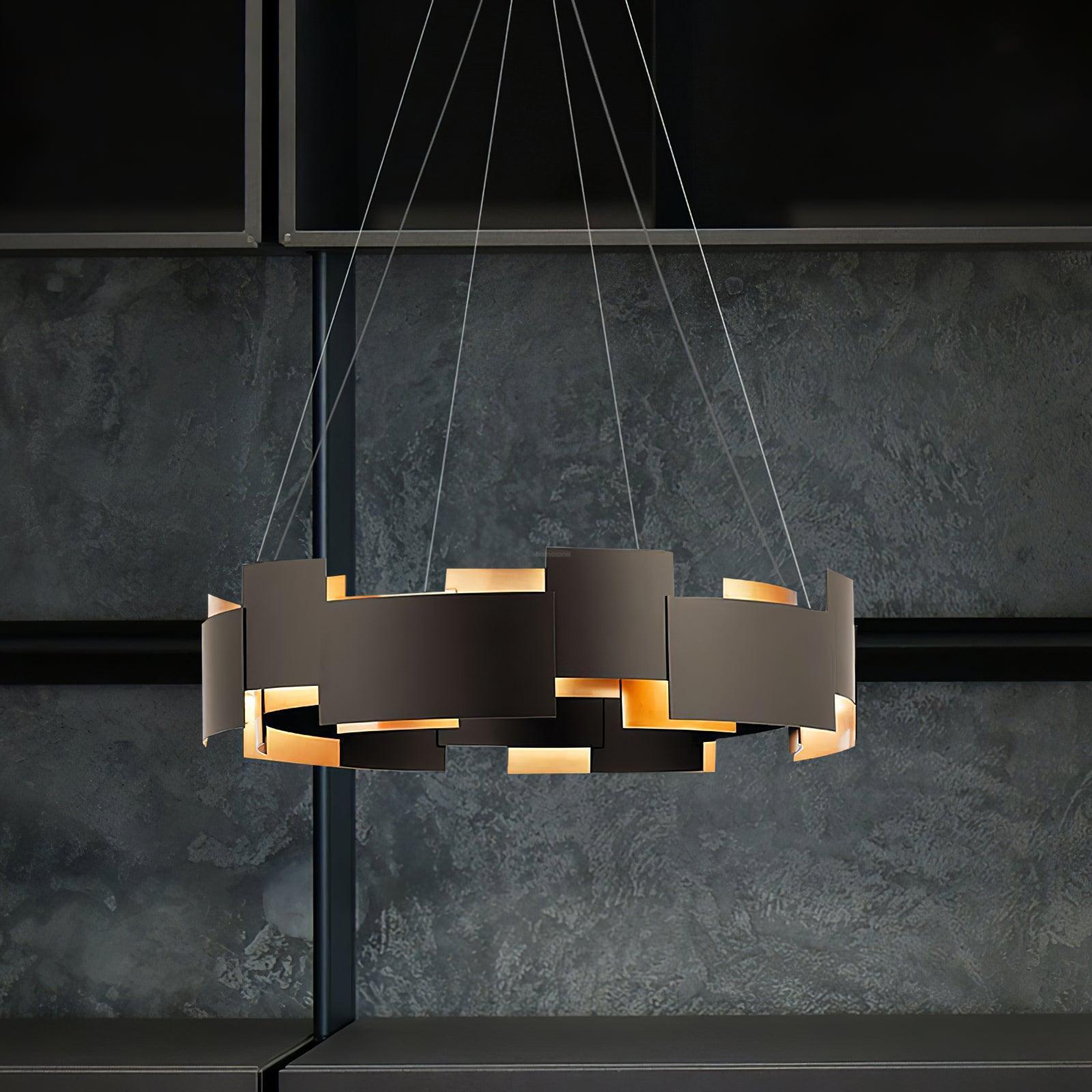 Kichler Oval Chandelier ∅ 23.6″-Sylvia Space