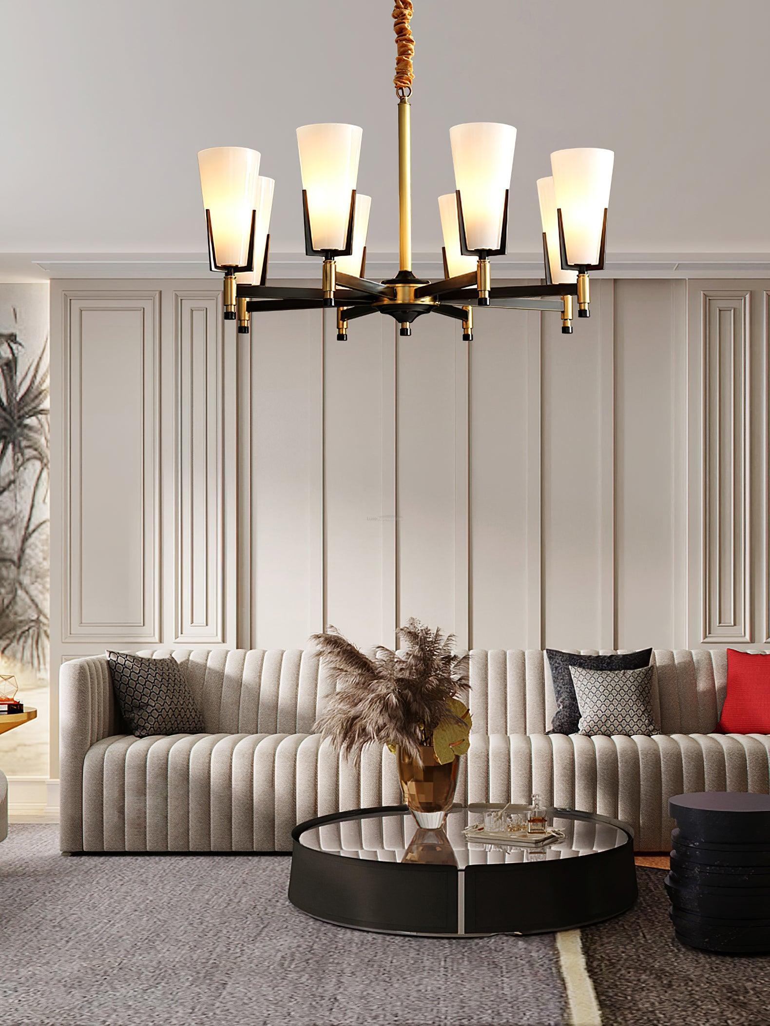 Upton Chandelier Φ 25.6″-Sylvia Space