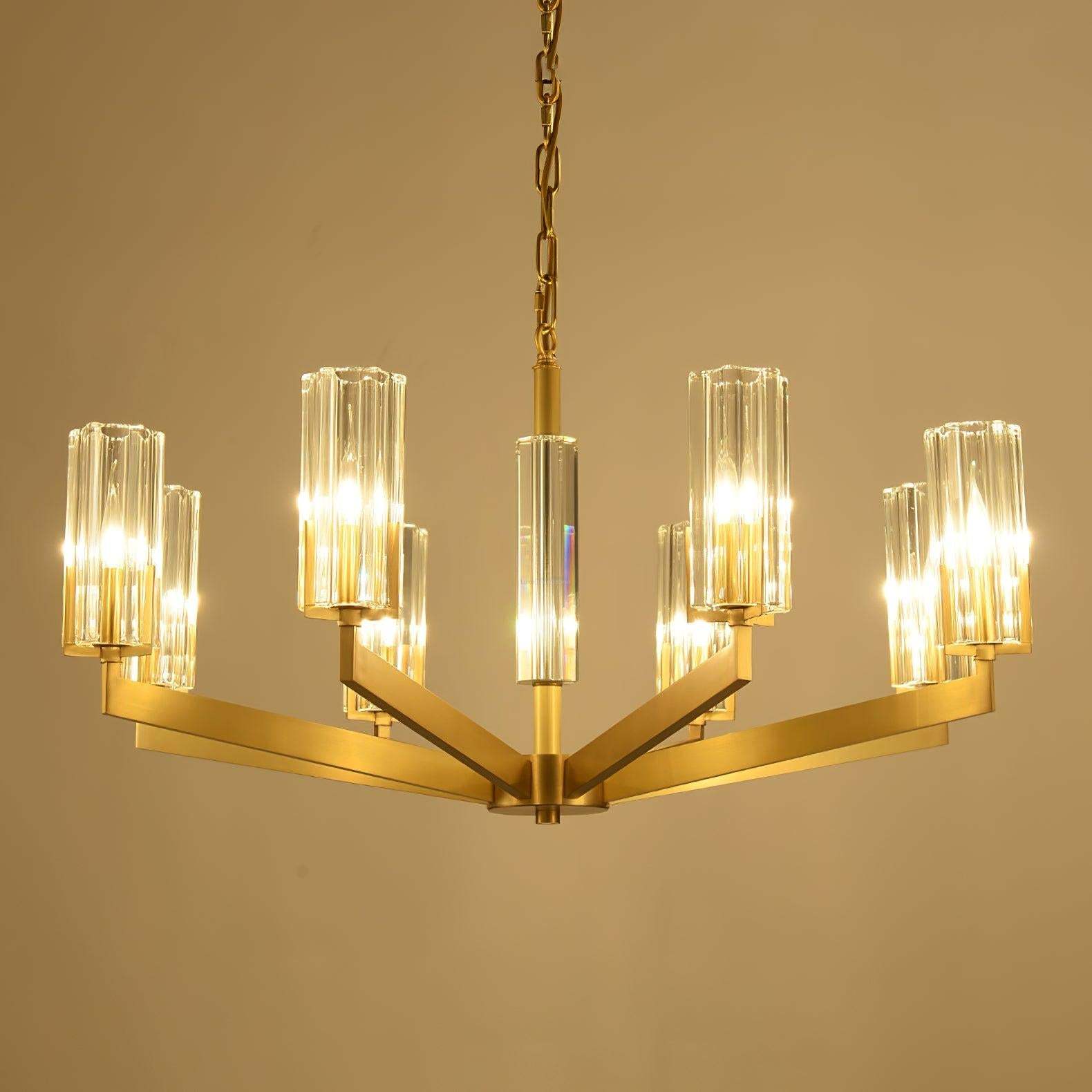 Kayla Brass Chandelier with 6/8/10/15 heads