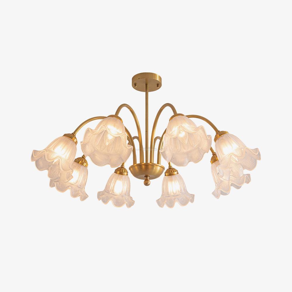 Lily Chandelier ∅ 21.7″ ~31.5''-Sylvia Space