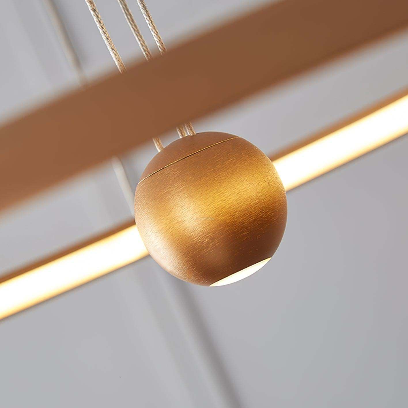 Circular LED Chandelier ∅ 23.6″-Sylvia Space