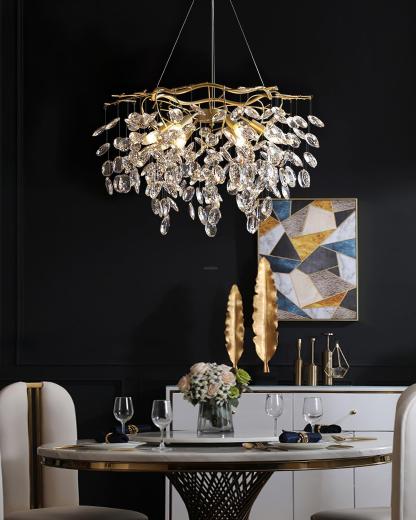 Sofia Chandeliers ∅ 26.3″~39.3''-Sylvia Space
