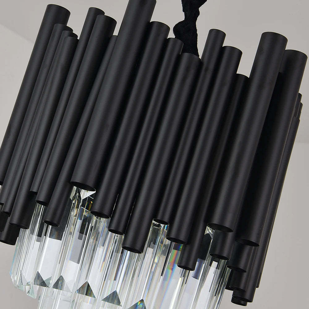Vigo 12" Crystal Chandelier-Sylvia Space