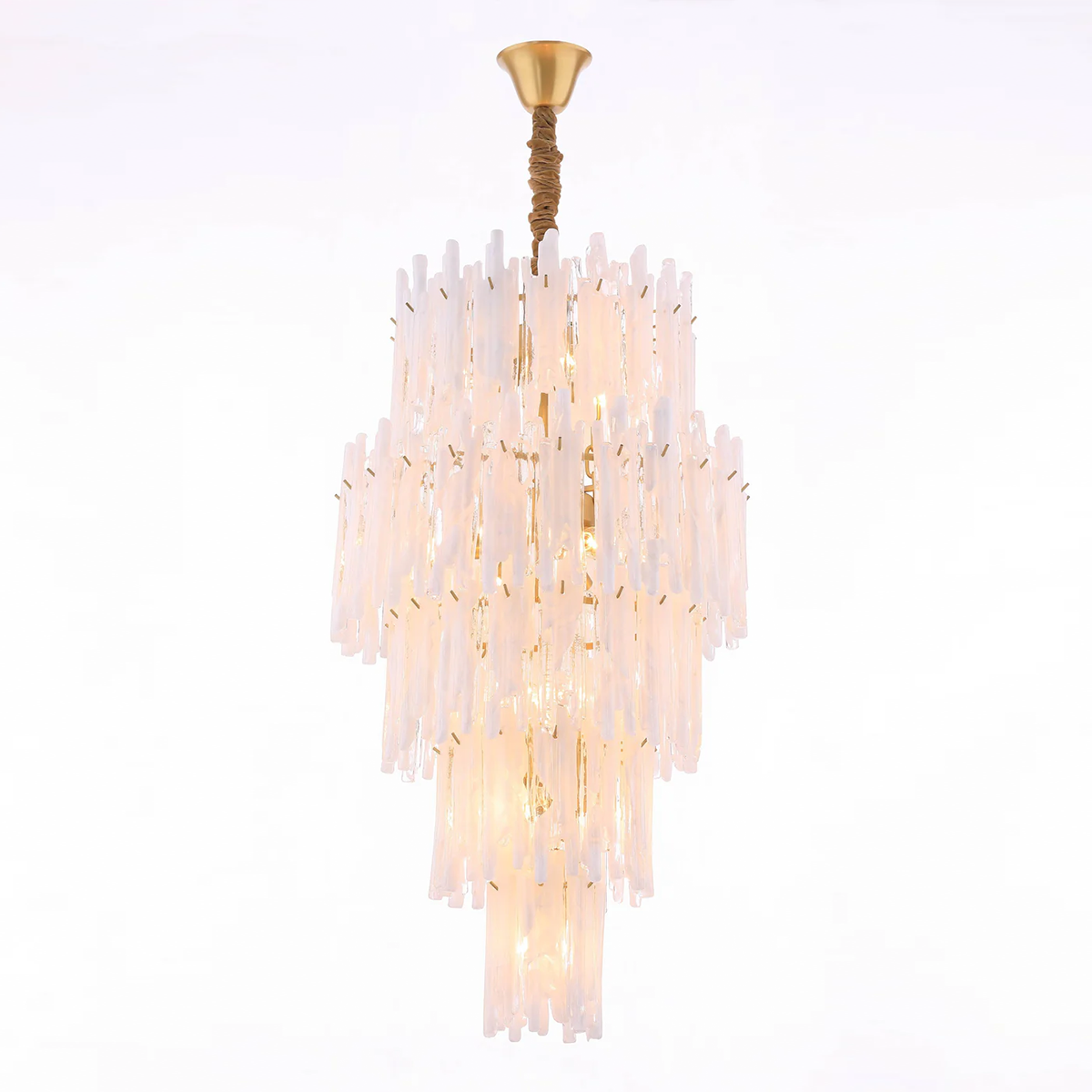 Blanch Cascading Murano Glass Chandelier-Sylvia Space