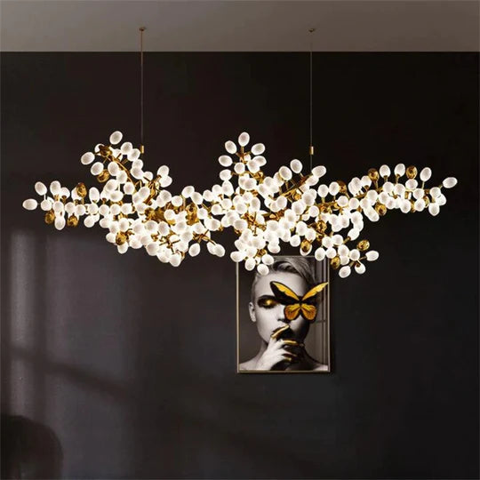 Grape Shape Linear Chandelier, Designer Lighting Fixtures-Sylvia Space