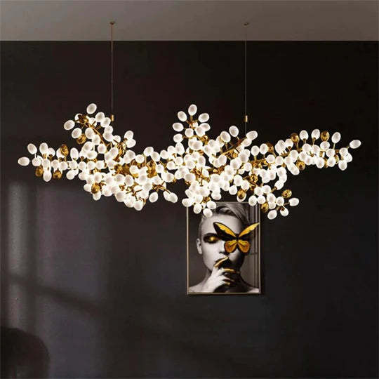 Grape Shape Linear Chandelier, Designer Lighting Fixtures-Sylvia Space