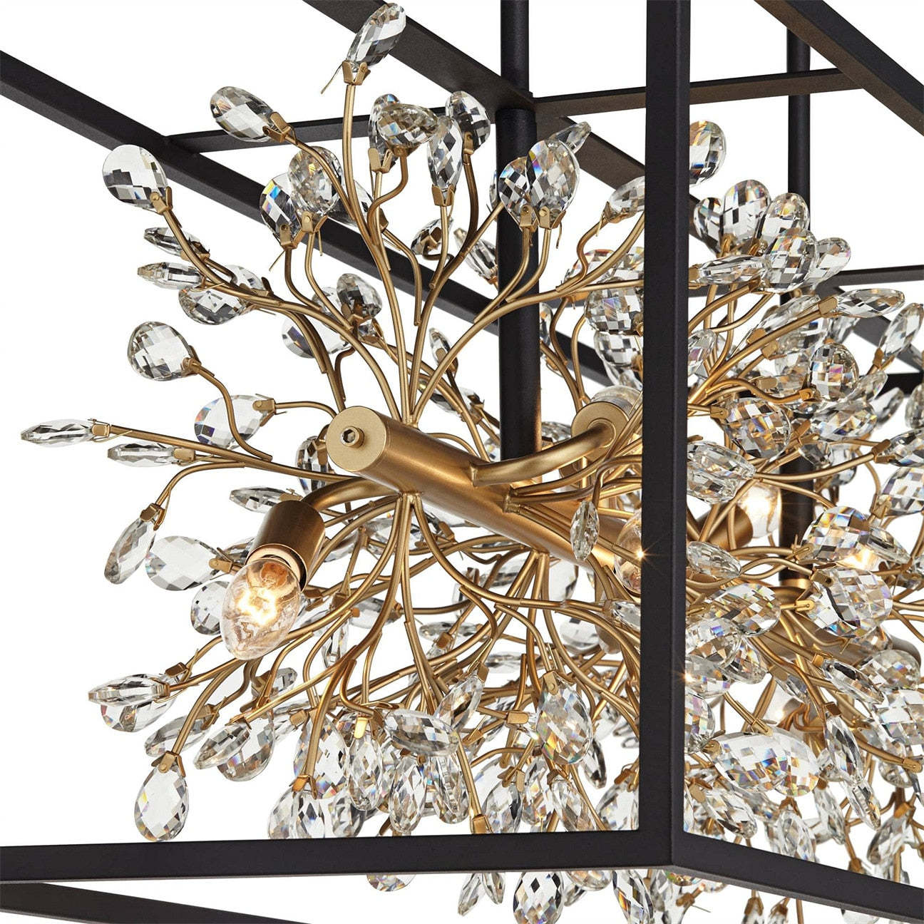 Giordano Crystal Kitchen Island Chandelier-Sylvia Space