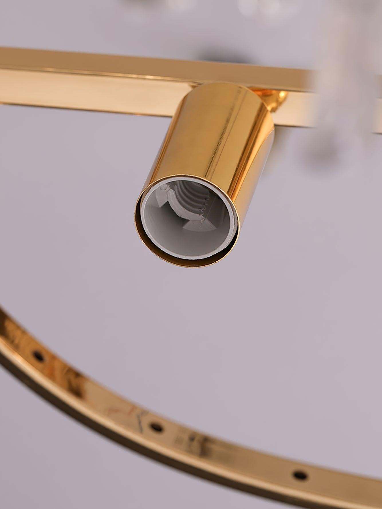 Rectangular Icicle Glass Chandelier L 34.2″-Sylvia Space